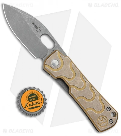 Boker Plus Panchenko Gust Frame Lock Knife Bronze SS (2.75" Stonewash) 01BO082 4 Boker Plus Panchenko Gust Frame Lock Knife Bronze SS (2.75" Stonewash) 01BO082 - Image 4
