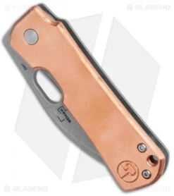 Boker Plus Panchenko Gust Frame Lock Knife Copper (2.9" Stonewash) 01BO146 -Boker Boker Plus Panchenko Gust FL Copper SW 01BO146 BHQ 125037 jr spine