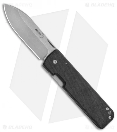 Boker Plus Panchenko Lancer 42 Frame Lock Knife Black G-10 (2.75" SW) 01BO465 1 Boker Plus Panchenko Lancer 42 Frame Lock Knife Black G-10 (2.75" SW) 01BO465