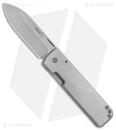 Boker Plus Panchenko Lancer Frame Lock Knife Stainless (2.76" Stonewash) 01BO464 1 Boker Plus Panchenko Lancer Frame Lock Knife Stainless (2.76" Stonewash) 01BO464