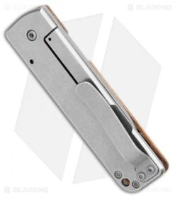 Boker Plus Panchenko Lancer 42 Frame Lock Knife Zebrawood (2.75" SW) 01BO466 7 Boker Plus Panchenko Lancer 42 Frame Lock Knife Zebrawood (2.75" SW) 01BO466 -Boker Boker Plus Panchenko Lancer 42 FL Zebra Wood SW 01BO466 BHQ 108435 jr side