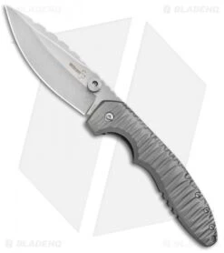 Boker Plus Ram Maramba Sulaco Knife Titanium (3.75" Stonewash) 01BO034