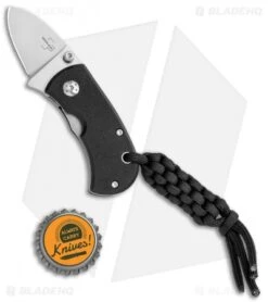 Boker Plus Rockhopper Liner Lock Knife Black G-10 (1.6" Satin) -Boker Boker Plus Rockhopper LL Black G 10 01BO317 BHQ 118387 jr bottlecap