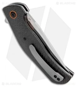 Boker Plus Roundhouse Liner Lock Flipper Knife Carbon Fiber(3.75" Satin) -Boker Boker Plus Roundhouse Manual Knife Carbon Fiber BHQ 94309 ns side