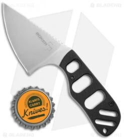 Boker Plus SFB Fixed Blade Neck Knife Black G-10 (2.25" Satin) 02BO321 -Boker Boker Plus SFB Neck Knife Black G 10 Satin 02BO321 BHQ 71450 jr bottlecap