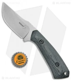 Boker Plus Spark Fixed Blade Knife Micarta (3.125" Stonewash) 02BO010 -Boker Boker Plus Spark Micarta SW 02BO010 BHQ 101755 jr bottlecap
