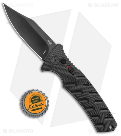 Boker Plus Strike Bowie Automatic Knife Black (3.25" Black ) 4 Boker Plus Strike Bowie Automatic Knife Black (3.25" Black ) - Image 4