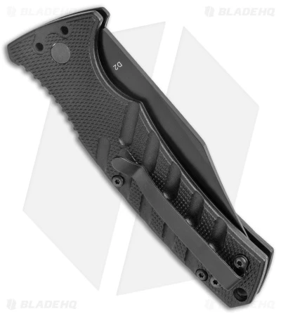 Boker Plus Strike Bowie Automatic Knife Black (3.25" Black ) 3 Boker Plus Strike Bowie Automatic Knife Black (3.25" Black ) - Image 3