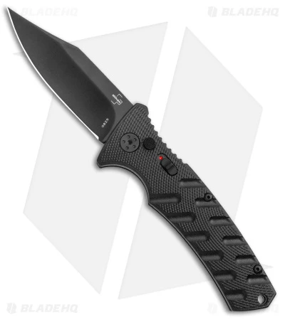 Boker Plus Strike Bowie Automatic Knife Black (3.25" Black ) 1 Boker Plus Strike Bowie Automatic Knife Black (3.25" Black )