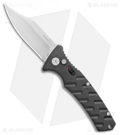 Boker Plus Strike Bowie Automatic Knife Black (3.25" Stonewash D2) 1 Boker Plus Strike Bowie Automatic Knife Black (3.25" Stonewash D2)