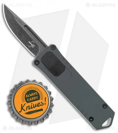 Boker Plus USB OTF Automatic Knife Gray Aluminum (1.7" Black SW) 4 Boker Plus USB OTF Automatic Knife Gray Aluminum (1.7" Black SW) - Image 4