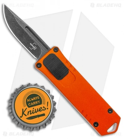 Boker Plus USB OTF Automatic Knife Orange Aluminum (1.7" Black SW) 4 Boker Plus USB OTF Automatic Knife Orange Aluminum (1.7" Black SW) - Image 4