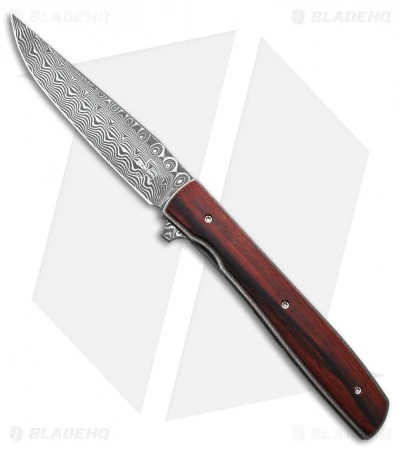 Boker Plus Brad Zinker Urban Trapper Knife Cocobolo (3.5" Damascus) 01BO176DAM 1 Boker Plus Brad Zinker Urban Trapper Knife Cocobolo (3.5" Damascus) 01BO176DAM