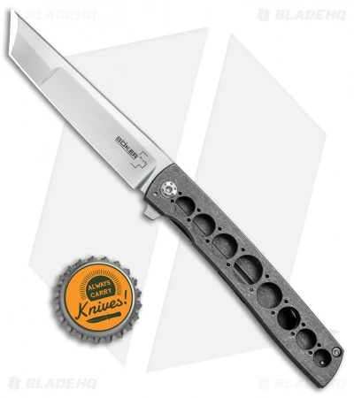 Boker Plus Urban Trapper Tanto Frame Lock Knife (3.5" Satin) 01BO721 Brad Zinker 4 Boker Plus Urban Trapper Tanto Frame Lock Knife (3.5" Satin) 01BO721 Brad Zinker - Image 4
