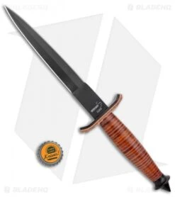Boker Plus V-42 Devil's Brigade Fixed Blade Knife Leather (7" Black) 02BO1942 9 Boker Plus V-42 Devil's Brigade Fixed Blade Knife Leather (7" Black) 02BO1942 -Boker Boker Plus V 42 Devils Brigade Wood Black BHQ 135693 jr bottlecap