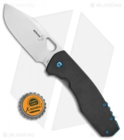Boker Plus Vox F3.5 Frame Lock Knife Black G-10 (3" Stonewash) 01BO337 -Boker Boker Plus Vox F3.5 FL Black G 10 SW 01BO337 BHQ 105730 jr bottlecap