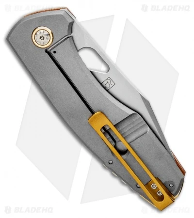 Boker Plus Vox F3.5 Frame Lock Knife Brown Micarta (3.4" Satin) 01BO338 3 Boker Plus Vox F3.5 Frame Lock Knife Brown Micarta (3.4" Satin) 01BO338 - Image 3