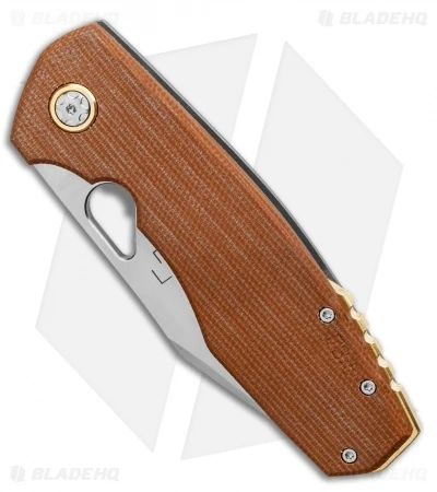 Boker Plus Vox F3.5 Frame Lock Knife Brown Micarta (3.4" Satin) 01BO338 2 Boker Plus Vox F3.5 Frame Lock Knife Brown Micarta (3.4" Satin) 01BO338 - Image 2