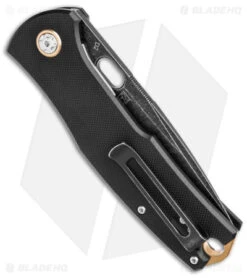 Boker Plus Vox Fieldfolder Liner Lock Knife Black G-10 (3.4" Black Stonewash) -Boker Boker Plus Vox Field Folder LL Knife Black G10 3in Black Stonewash BHQ 139159 td side