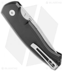 Boker Plus Vox Karakurt Automatic Knife Black Aluminum (3" Stonewash) 01BO363 6 Boker Plus Vox Karakurt Automatic Knife Black Aluminum (3" Stonewash) 01BO363 -Boker Boker Plus Vox Karakurt Auto Black Aluminum SW 01BO363 BHQ 120631 jr side