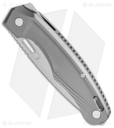 Boker Plus Warbird Liner Lock Knife Aluminum (3.6" Stonewash) 01BO749 2 Boker Plus Warbird Liner Lock Knife Aluminum (3.6" Stonewash) 01BO749 - Image 2