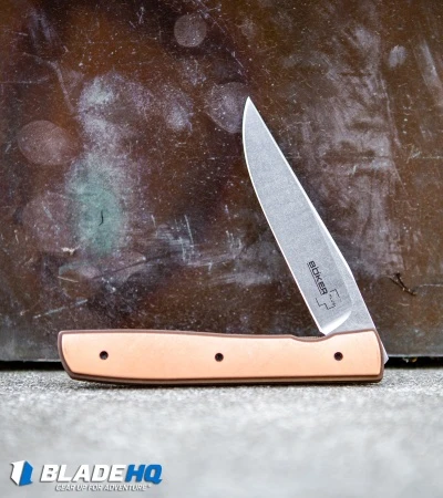 Boker Plus Zinker Urban Trapper Knife Copper (3.5" Stonewash) 5 Boker Plus Zinker Urban Trapper Knife Copper (3.5" Stonewash) - Image 5
