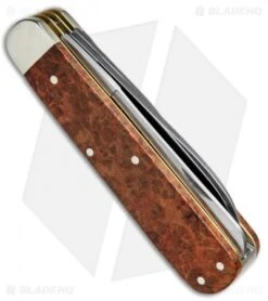 Boker Quadro 1674 Pocket Knife 4.375" Amboina Root Wood 110545 6 Boker Quadro 1674 Pocket Knife 4.375" Amboina Root Wood 110545 -Boker Boker Quadro 1674 Amboina Root Wood 110545 BHQ 71015 jr side