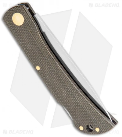 Boker Rangebuster Lockback Knife Green Linen Micarta (3" Satin) 111914 3 Boker Rangebuster Lockback Knife Green Linen Micarta (3" Satin) 111914 - Image 3