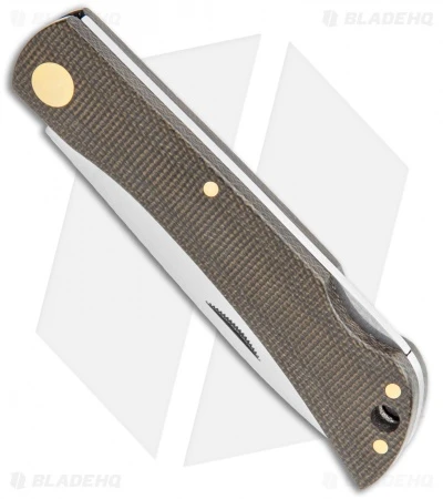 Boker Rangebuster Lockback Knife Green Linen Micarta (3" Satin) 111914 2 Boker Rangebuster Lockback Knife Green Linen Micarta (3" Satin) 111914 - Image 2