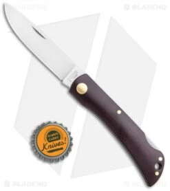 Boker Rangebuster Lockback Knife Maroon Linen Micarta (3" Satin) 110914 -Boker Boker Rangebuster LB Maroon Linen Micarta Satin 110914 BHQ 118360 jr bottlecap
