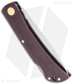 Boker Rangebuster Lockback Knife Maroon Linen Micarta (3" Satin) 110914 -Boker Boker Rangebuster LB Maroon Linen Micarta Satin 110914 BHQ 118360 jr side