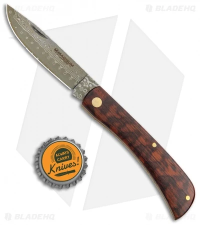 Boker Rangebuster Slip Joint Knife Snakewood (3" Damascus) 4 Boker Rangebuster Slip Joint Knife Snakewood (3" Damascus) - Image 4