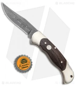 Boker Scout 150th Anniversary Damascus Series Lockback Knife (4.1" Satin) -Boker Boker Scout 150th Anniversary Damascus Series LB Satin 115120DAM BHQ 94341 jr bottlecap