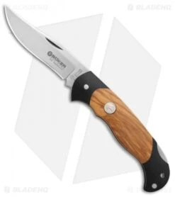 Boker Scout Lightweight Lockback Knife Olive Wood (3.1" Satin) 112095