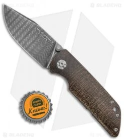 Boker Sherman Damascus Frame Lock Knife Micarta (3" Damascus) 110662DAM 7 Boker Sherman Damascus Frame Lock Knife Micarta (3" Damascus) 110662DAM -Boker Boker Sherman Damascus FL Micarta Damascus 110662DAM BHQ 121102 jr bottlecap