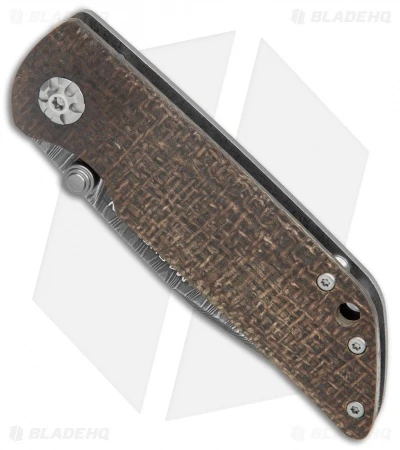 Boker Sherman Damascus Frame Lock Knife Micarta (3" Damascus) 110662DAM 2 Boker Sherman Damascus Frame Lock Knife Micarta (3" Damascus) 110662DAM - Image 2