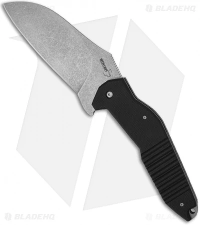 Boker Sniper Bladeworks S2 Liner Lock Knife (4" Stonewash) 01BO160 1 Boker Sniper Bladeworks S2 Liner Lock Knife (4" Stonewash) 01BO160