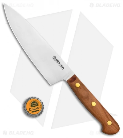 Boker Cottage-Craft 6.4" Small Chef's Kitchen Knife Plum Wood 3 Boker Cottage-Craft 6.4" Small Chef's Kitchen Knife Plum Wood - Image 3