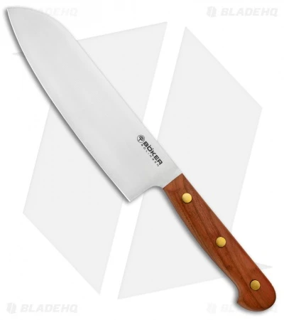 Boker Cottage-Craft 6.75" Santoku Kitchen Knife Plum Wood 1 Boker Cottage-Craft 6.75" Santoku Kitchen Knife Plum Wood