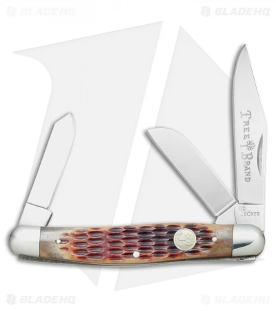 Boker Stockman Knife 4" Brown Jigged Bone 110726 1 Boker Stockman Knife 4" Brown Jigged Bone 110726