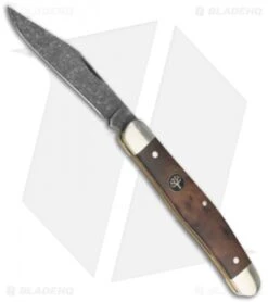 Boker Stockman Pocket Knife 4" Thuya Wood