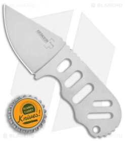 BÃ¶ker Plus Subcom Fixed Blade Stainless Handle (2.5" Gray) 02BO012 -Boker Boker Subcom stainless handle gray 02BO012 BHQ 68120 jr bottlecap