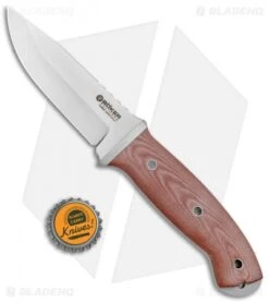 Boker T3 Fixed Blade Knife Brown Micarta (4.25" Satin) 7 Boker T3 Fixed Blade Knife Brown Micarta (4.25" Satin) -Boker Boker T3 Fixed Brown Micarta Satin 120665 BHQ 100337 jr bottlecap