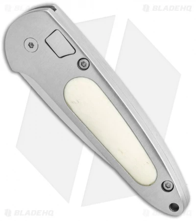 Boker Top Lock II Button Lock Knife Gray Aluminum/Kraton (2.75" Satin) 117107WB 2 Boker Top Lock II Button Lock Knife Gray Aluminum/Kraton (2.75" Satin) 117107WB - Image 2