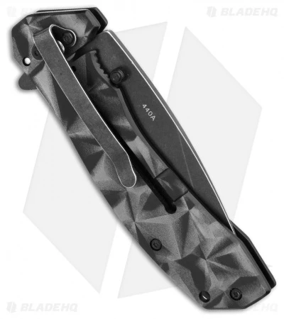 Boker Topographic Frame Lock Knife (3.2" Black Stonewash) 01MB636 2 Boker Topographic Frame Lock Knife (3.2" Black Stonewash) 01MB636 - Image 2