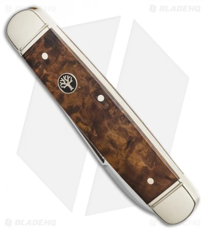 Boker Cattle Knife 4.5" Pocket Knife Curly Birch 2 Boker Cattle Knife 4.5" Pocket Knife Curly Birch - Image 2