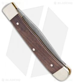 Boker Trapper 150th Anniversary Damascus Series Pocket Knife 4.125" Chestnut -Boker Boker Trapper 150th Anniversary Damascus Series Chestnut 115004DAM BHQ 94319 jr side