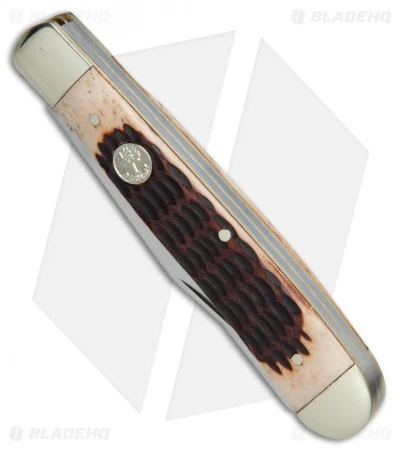 Boker Trapper Pocket Knife 4.25" Brown Jigged Bone 110732 2 Boker Trapper Pocket Knife 4.25" Brown Jigged Bone 110732 - Image 2