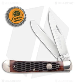 Boker Trapper Traditional Pocket Knife Jigged Brown Bone (Polished D2) 7 Boker Trapper Traditional Pocket Knife Jigged Brown Bone (Polished D2) -Boker Boker Trapper Traditional Pocket Jigged Brown Bone BHQ 146624 jr bottlecap