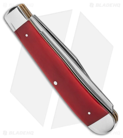 Boker Trapper Traditional Pocket Knife Smooth Red Bone (3.2" Satin) 3 Boker Trapper Traditional Pocket Knife Smooth Red Bone (3.2" Satin) - Image 3